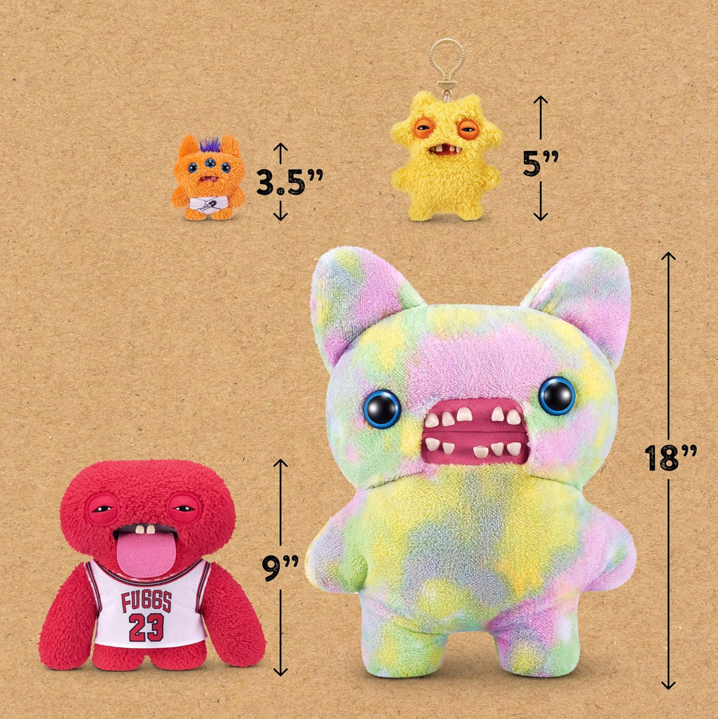 Fuggler Fugg Stars 9-Inch Plush Toy, Chunky Mcdunky Funny Ugly Monster Collectible by ZURU