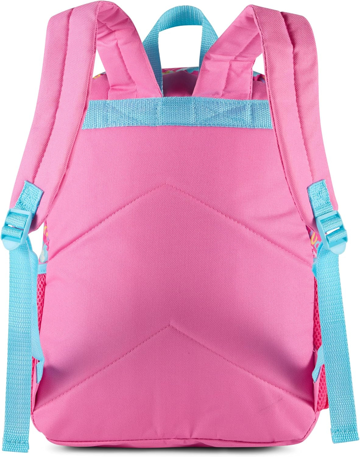 Peppa Pig 16" Girls Backpack, Glitter Character Patch & Rainbow Flip Sequins Preschool Bookbag