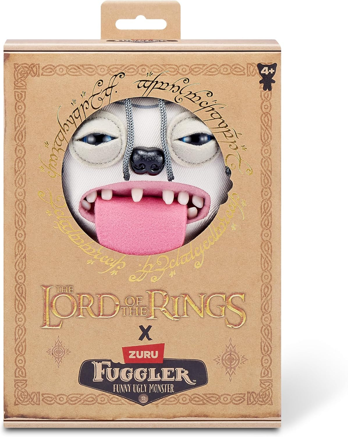 Fuggler Lord of the Rings by ZURU, Funny Ugly Monster, Plush, Collectible, Toy (Sméagol)