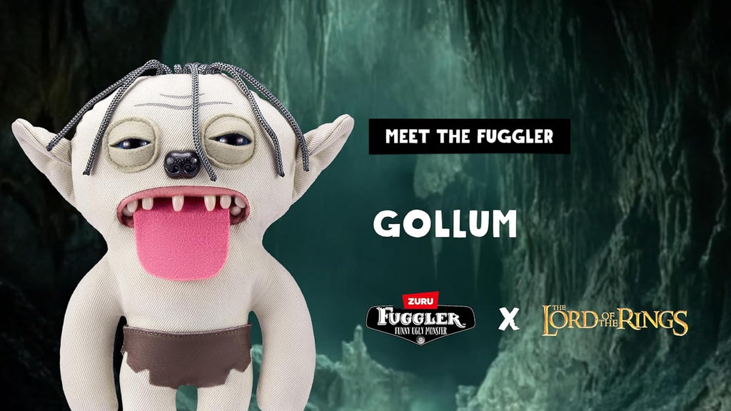 Fuggler Lord of the Rings by ZURU, Funny Ugly Monster, Plush, Collectible, Toy (Sméagol)