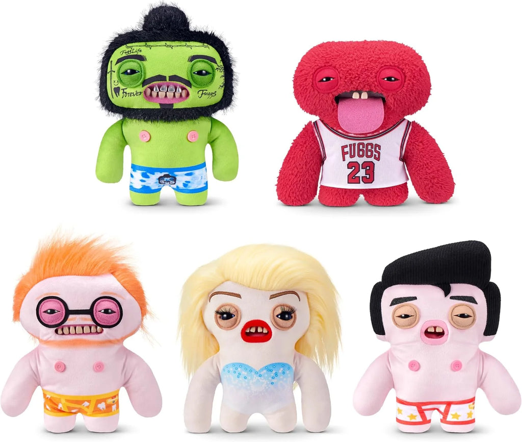 Fuggler Fugg Stars 9-Inch Plush Toy, Chunky Mcdunky Funny Ugly Monster Collectible by ZURU