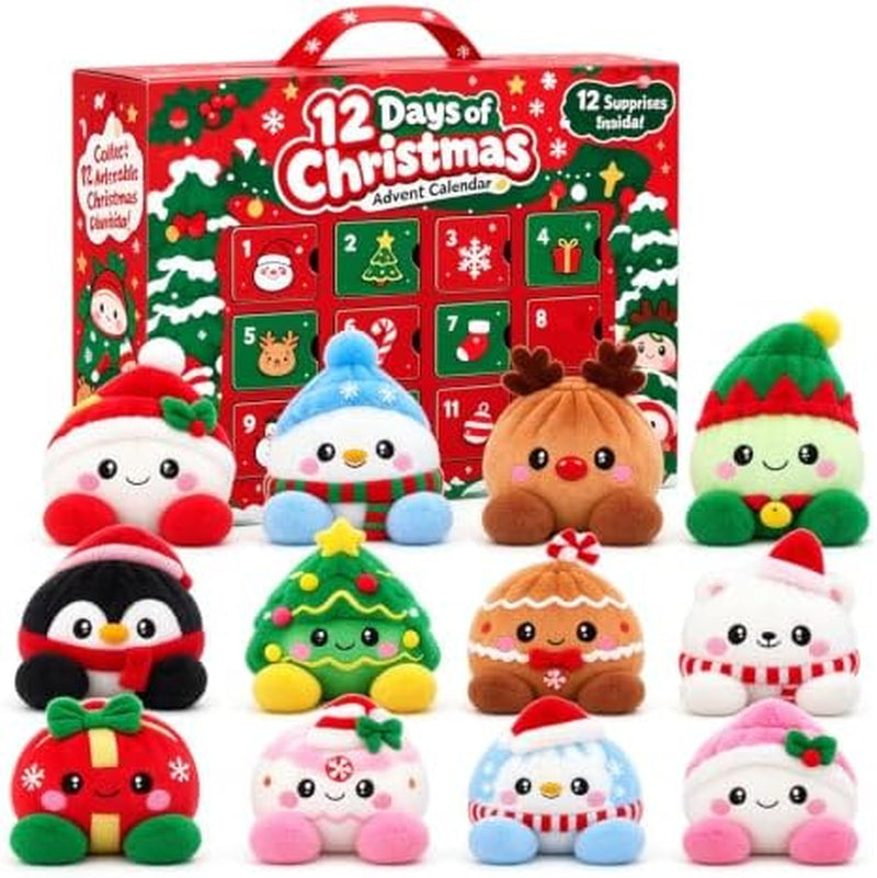 Plush Stuffed Dumpling Squishies, Christmas Dumpling Advent Calendar 2026