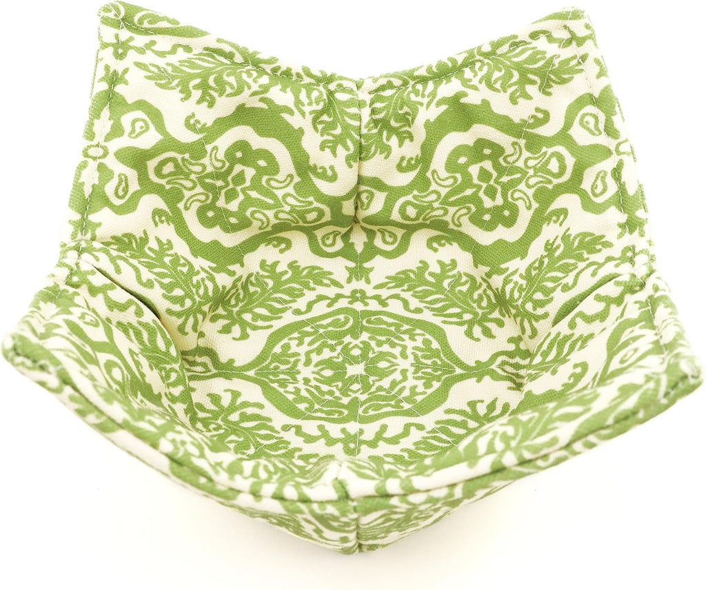 Cotton Microwavable Bowl Cozy, Microwave-Safe Hot Bowl Holders, Soup Bowl Cozy Bowl Hot Pads (A)