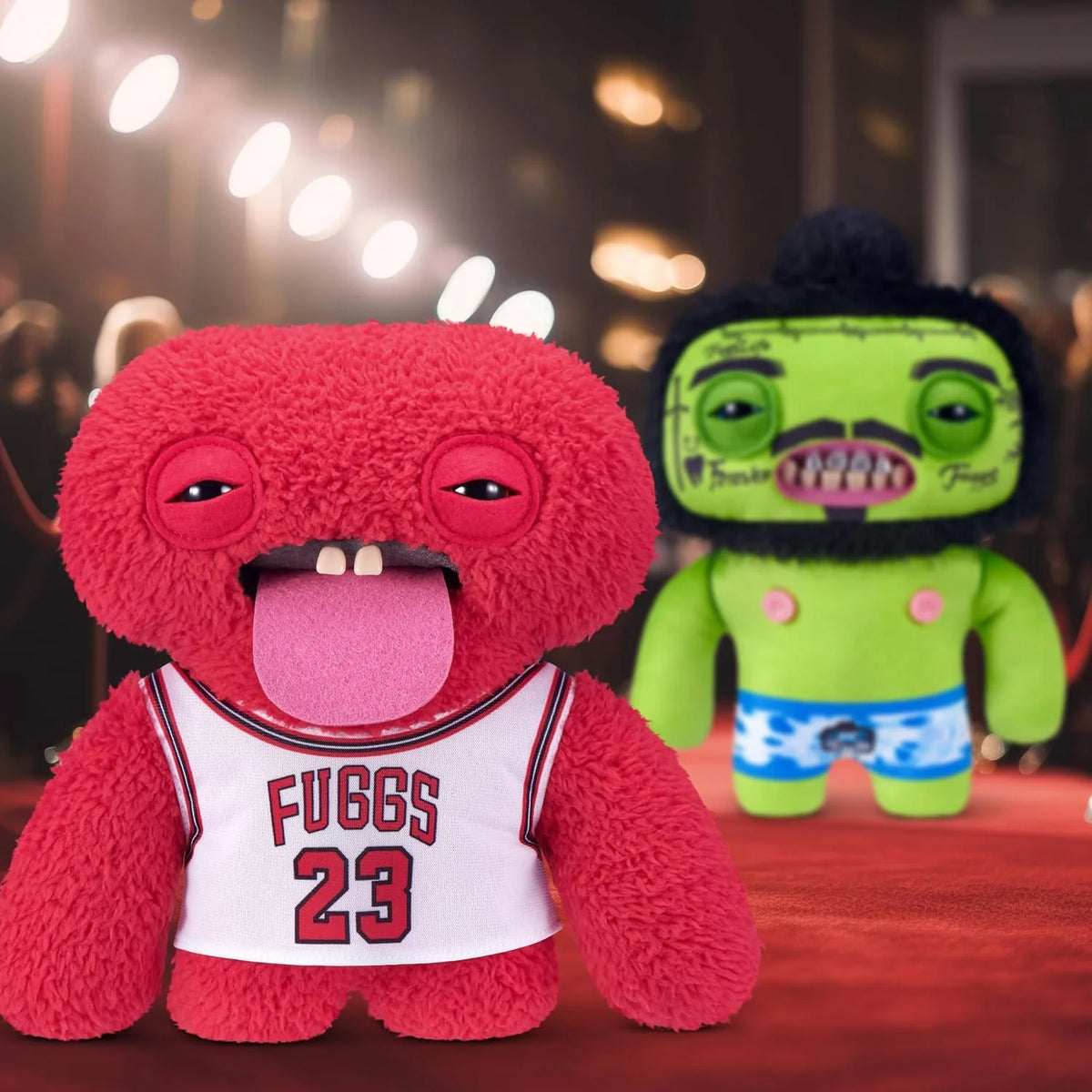 Fuggler Fugg Stars 9-Inch Plush Toy, Chunky Mcdunky Funny Ugly Monster Collectible by ZURU